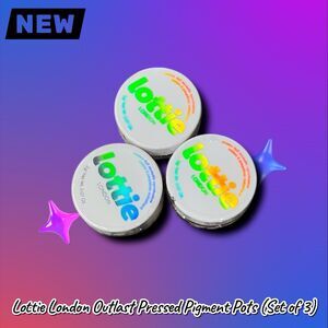 New NWT – Lottie London Outlast Pressed Pigment Pots (Set of 3)